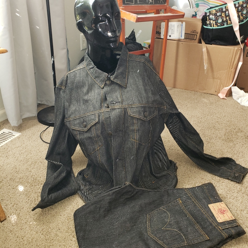 2 piece Jean Jacket set